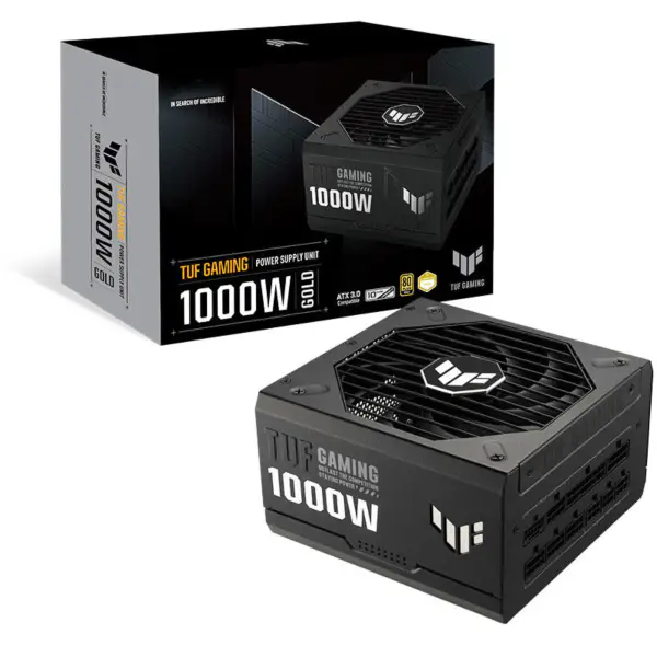 AsUs strømforsyningsenheter Tuf Gaming 1000g 1000w strømforsyning til spillcomputer Tuf-gaming-1000g 1000w Atx3.0 Pcb 80plus
