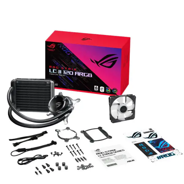 AsUs Rog Strix Lc Ii 120 Argb integrert vannkjøleradiator CPU Asetek prosessor kjøling