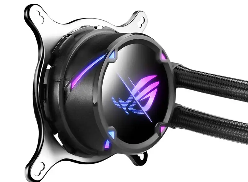 AsUs Rog Ryujin Ii 240 Argb 2fans integrert vannkjølingsradiator 12. generasjons CPU Asetek prosessor kjøling