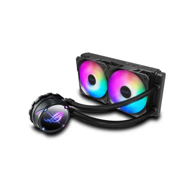 AsUs Rog Ryujin Ii 240 Argb 2fans integrert vannkjølingsradiator 12. generasjons CPU Asetek prosessor kjøling