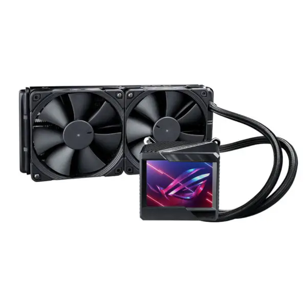 AsUs Rog Ryujin Ii 240 2fans Integrated Water Cooling Radiator 12th Gen Cpu Asetek 7th Gen 3.5in Lcd Cpu Cooling
