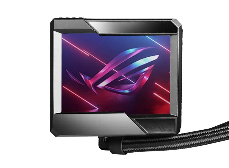 AsUs Rog Ryujin Ii 360 Argb 3fans integrert vannkjølt radiator 12. generasjons CPU Asetek 7. generasjons 3,5-tommers Lcd Pwm Dc Argb Cool Fan