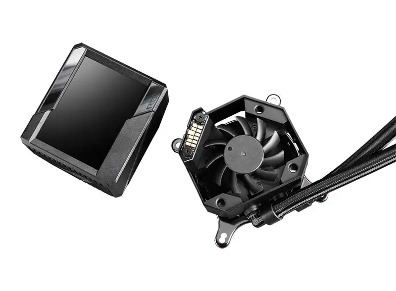 AsUs Rog Ryujin Ii 360 Argb 3fans integrert vannkjølt radiator 12. generasjons CPU Asetek 7. generasjons 3,5-tommers Lcd Pwm Dc Argb Cool Fan